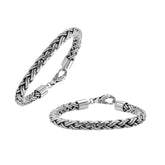 AB-6329-S-6MM-7" Sterling Silver Bracelet With Lobster Jewelry Bali Designs Inc